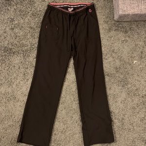Black scrub pants
